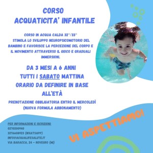 Corso di Acquamotricità Infantile - 1